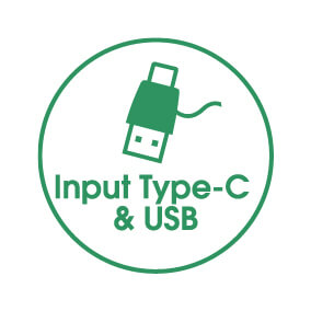 Dual input USB-C & USB