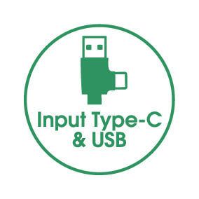 Dual input USB-C & USB