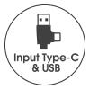 input type-c & usb